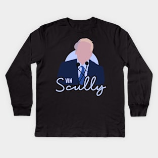 Vin Scully Kids Long Sleeve T-Shirt